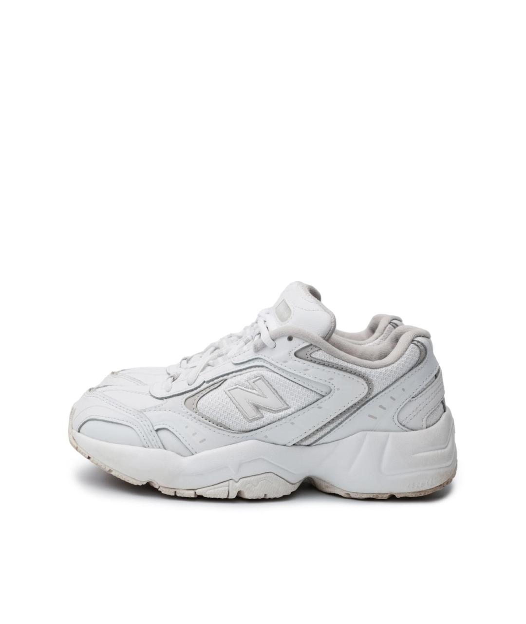 NEW BALANCE Белые текстильные кроссовки, фото 2