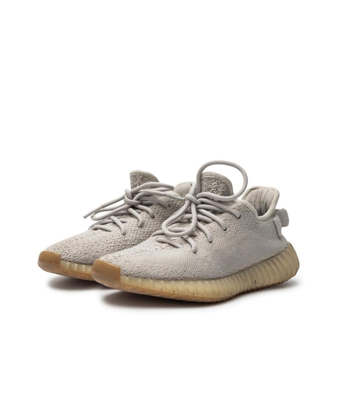 YEEZY Серые текстильные кроссовки, фото 2