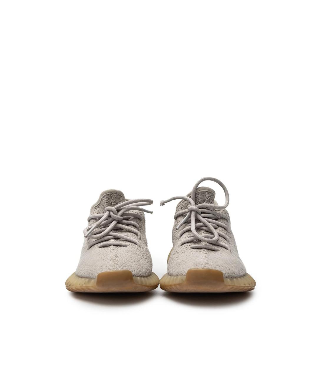 YEEZY Серые текстильные кроссовки, фото 4