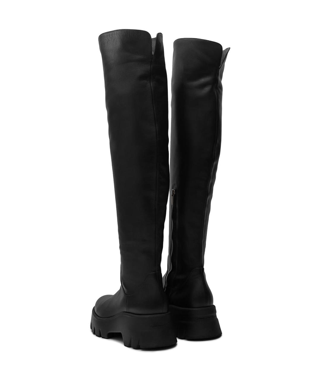 GIANVITO ROSSI Черные кожаные сапоги, фото 3