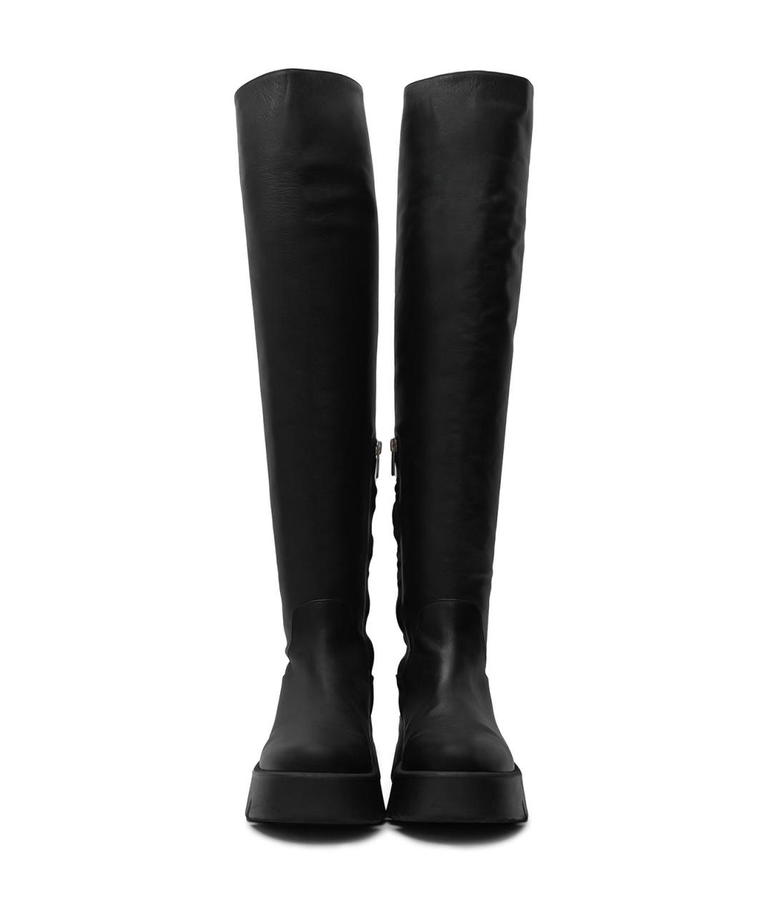 GIANVITO ROSSI Черные кожаные сапоги, фото 4