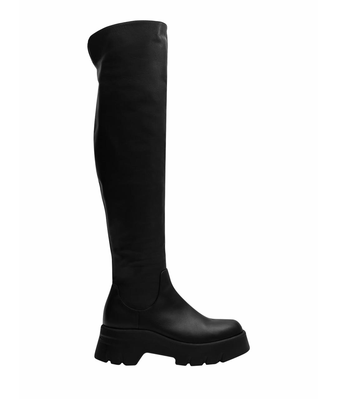 GIANVITO ROSSI Черные кожаные сапоги, фото 1