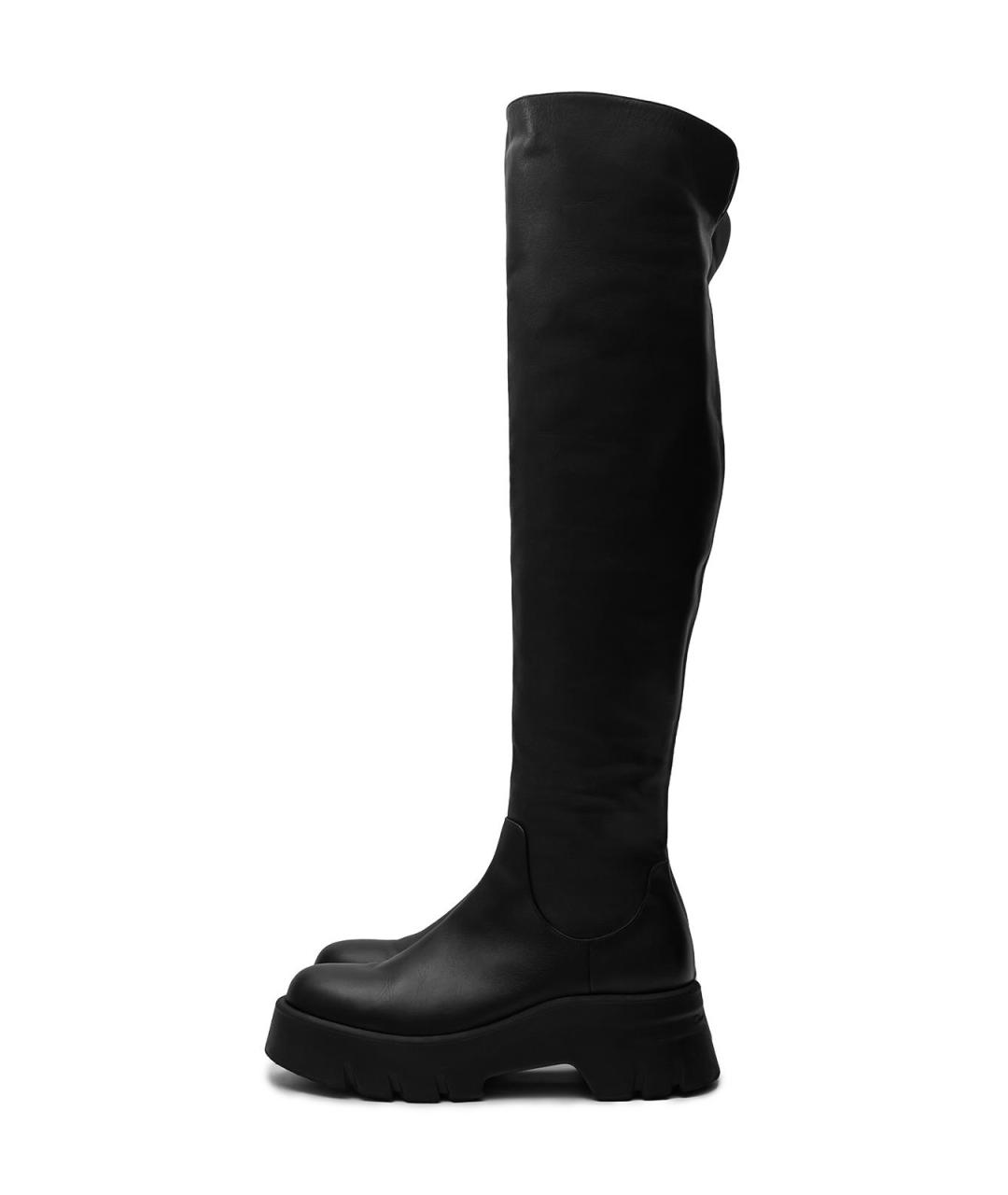 GIANVITO ROSSI Черные кожаные сапоги, фото 2