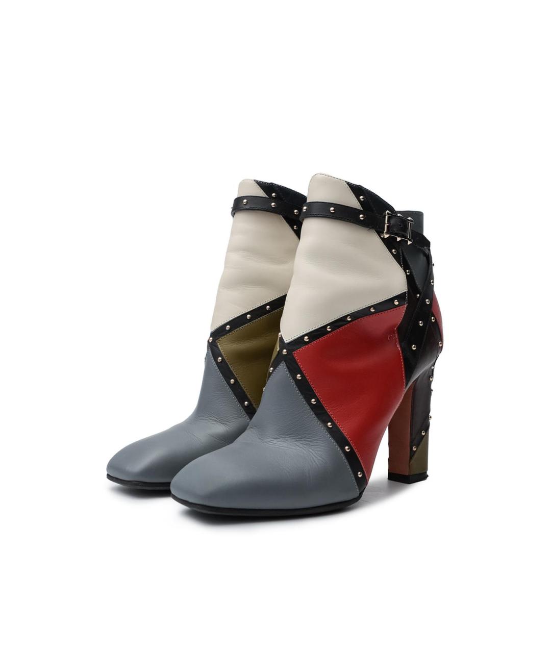 VALENTINO Мульти кожаные ботильоны, фото 2