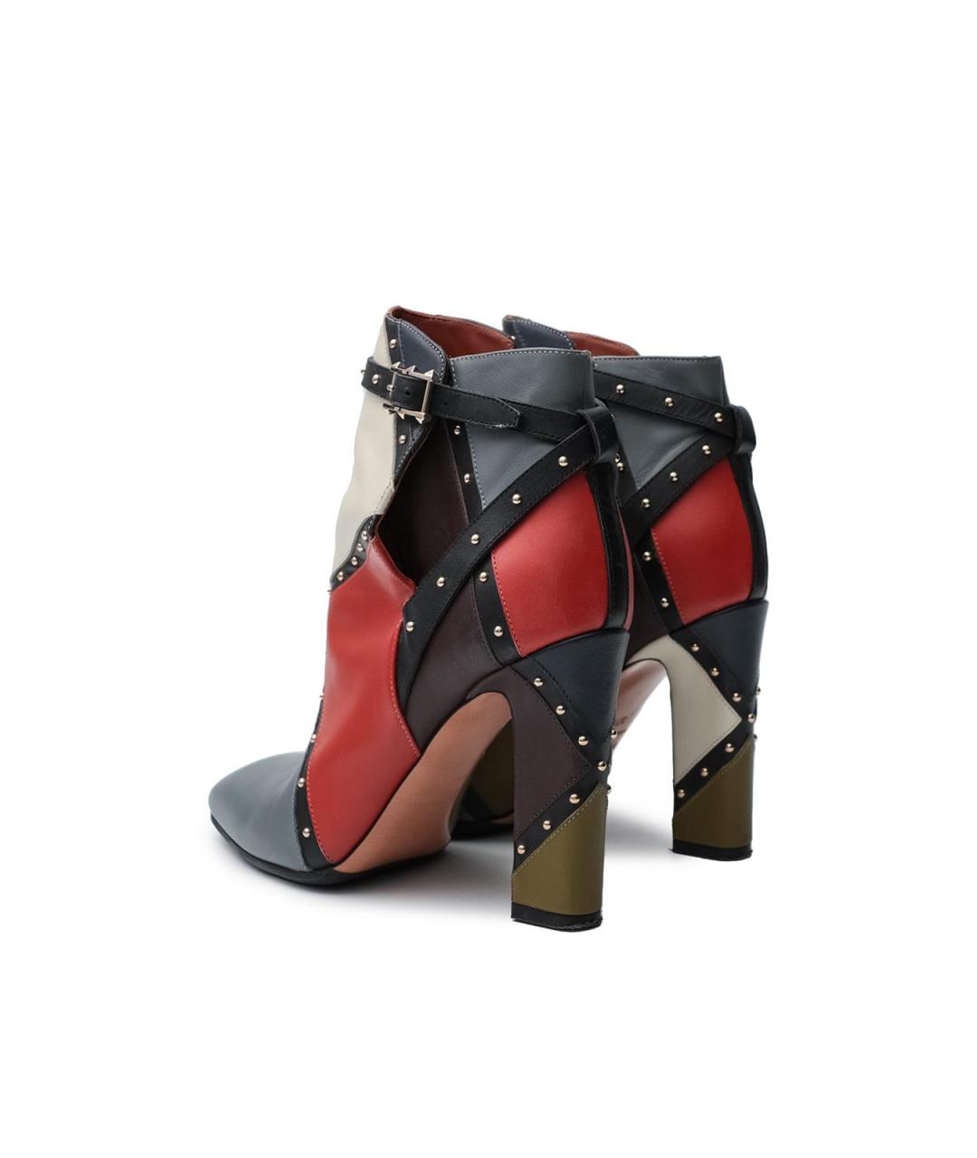 VALENTINO Мульти кожаные ботильоны, фото 3