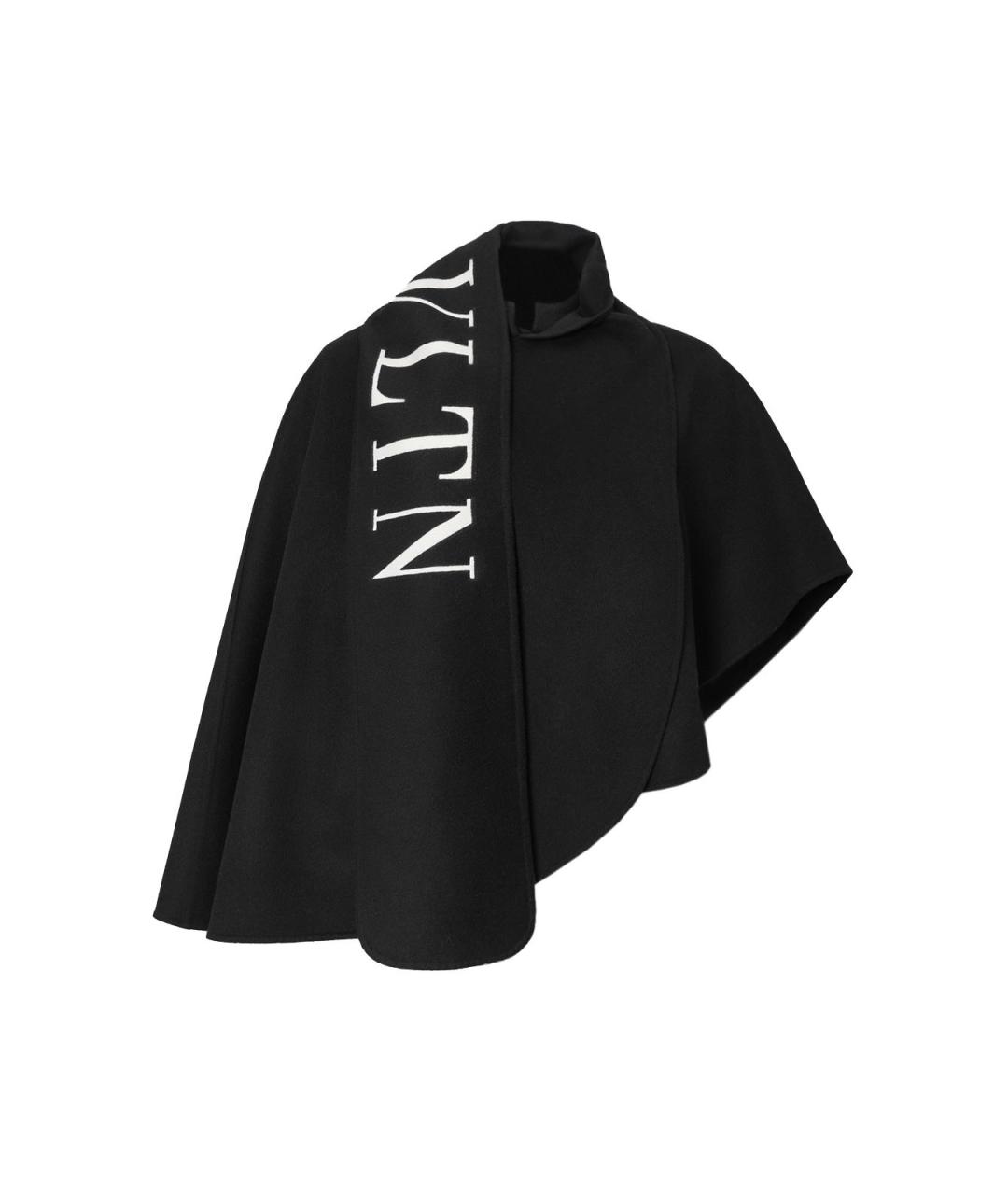 VALENTINO Черное шерстяное пальто, фото 2