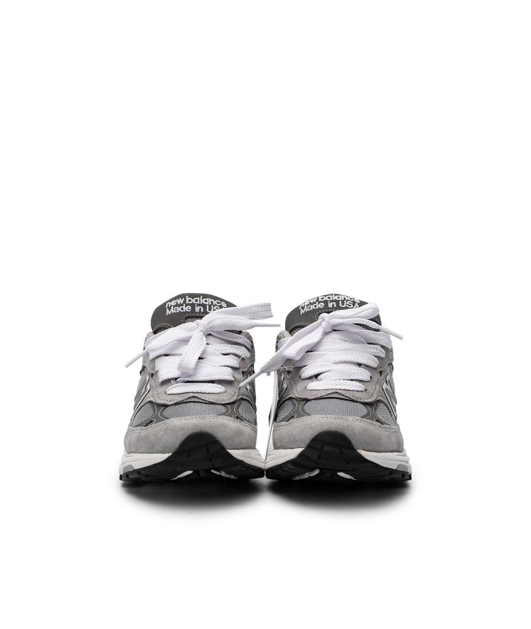 NEW BALANCE Серые текстильные кроссовки, фото 4