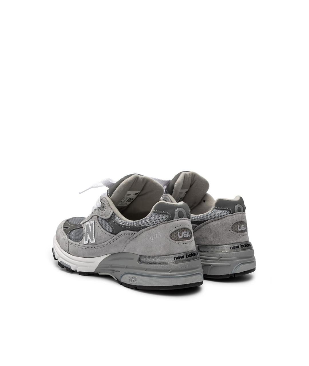 NEW BALANCE Серые текстильные кроссовки, фото 3