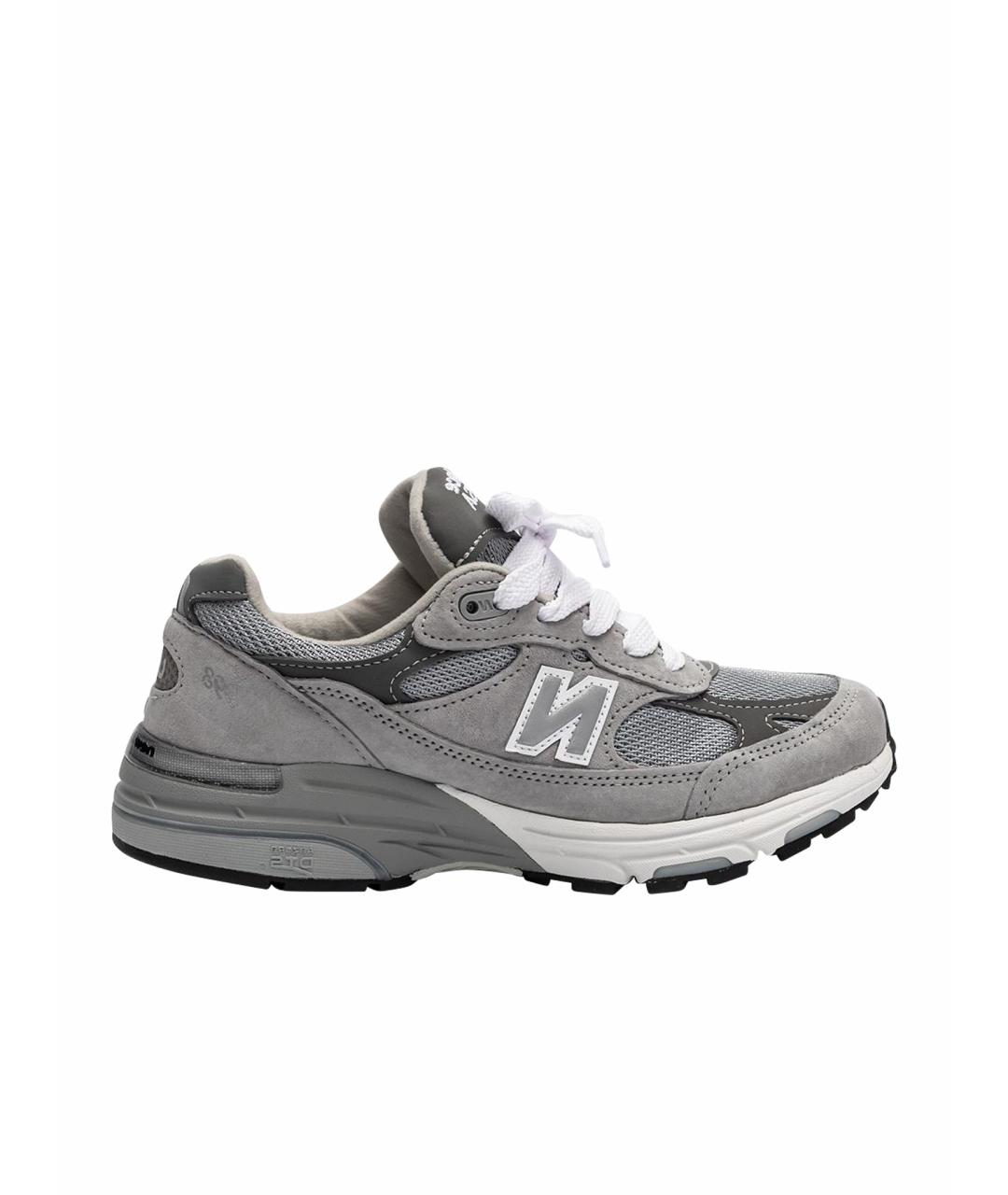 NEW BALANCE Серые текстильные кроссовки, фото 1