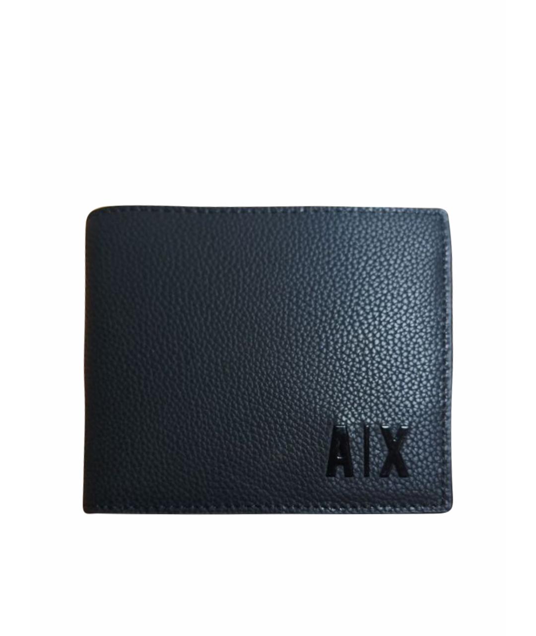 ARMANI EXCHANGE Черный кожаный кошелек, фото 1