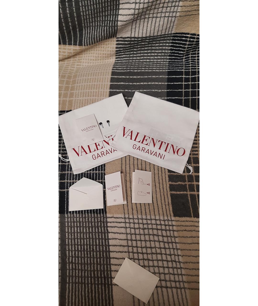 VALENTINO Черные кожаные балетки, фото 4