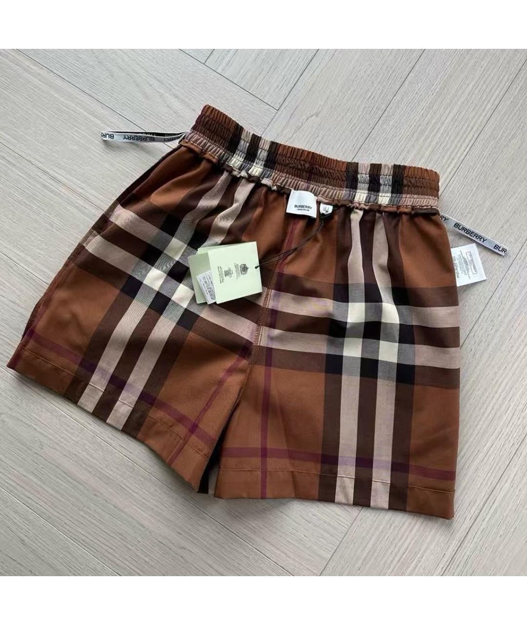 BURBERRY Коричневые шорты, фото 2