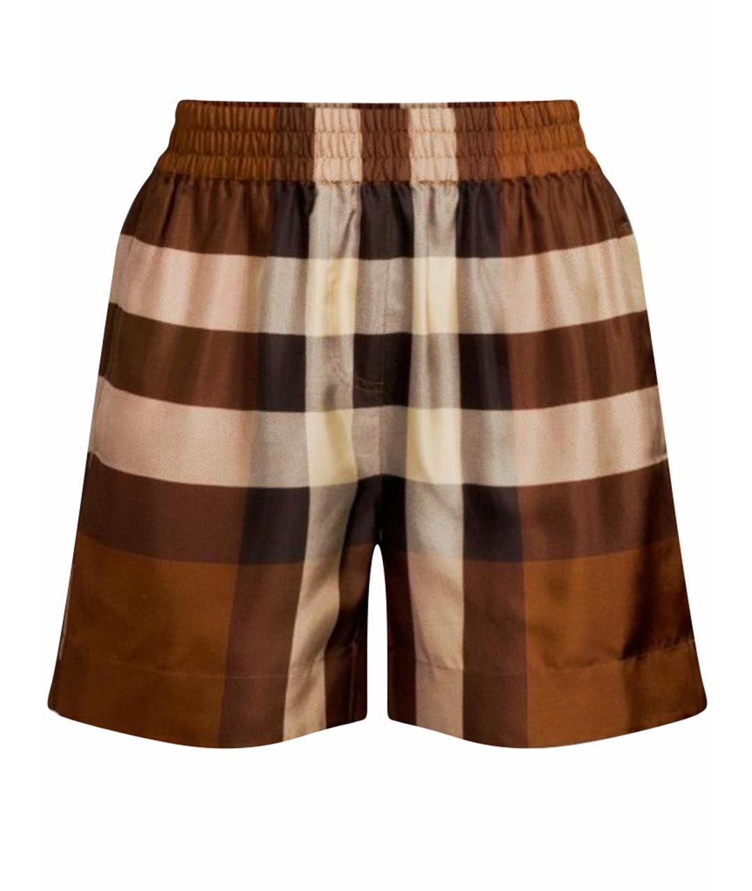BURBERRY Коричневые шорты, фото 1