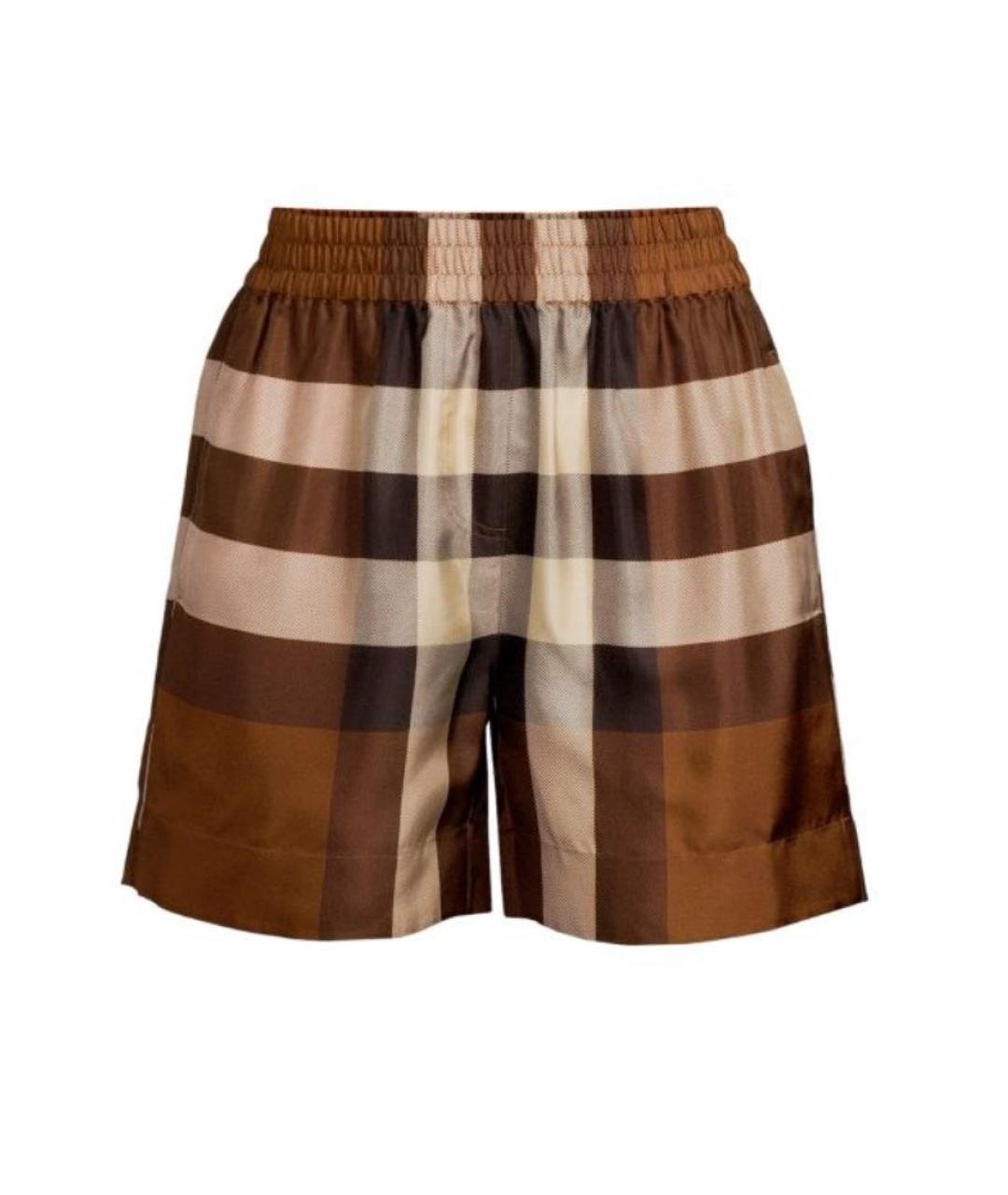 BURBERRY Коричневые шорты, фото 8