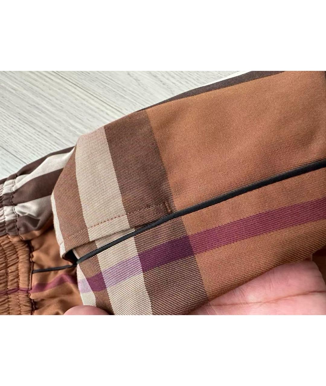 BURBERRY Коричневые шорты, фото 3