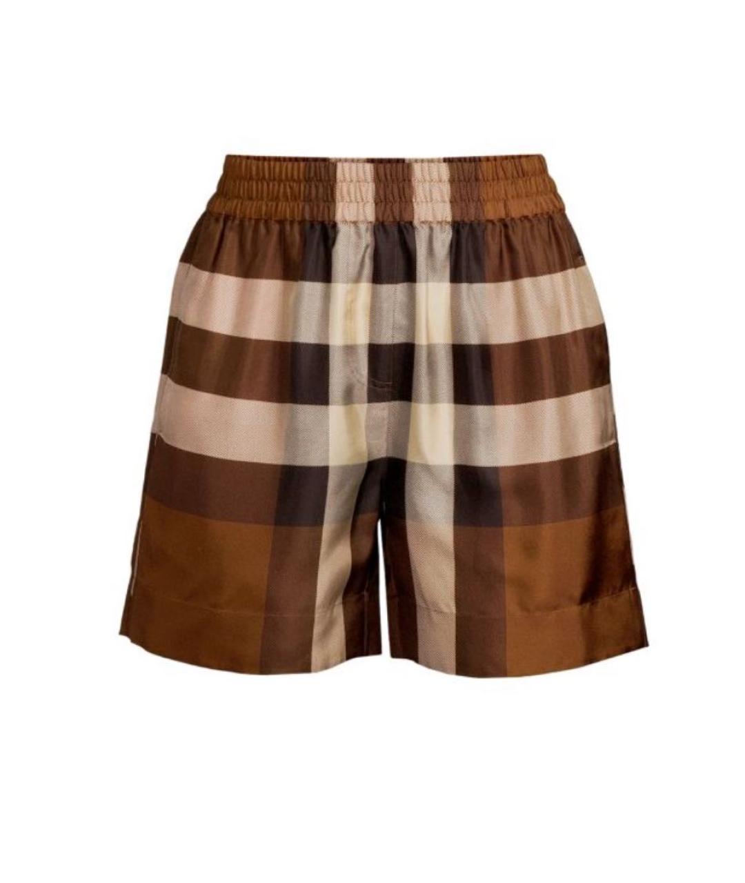 BURBERRY Коричневые шорты, фото 9