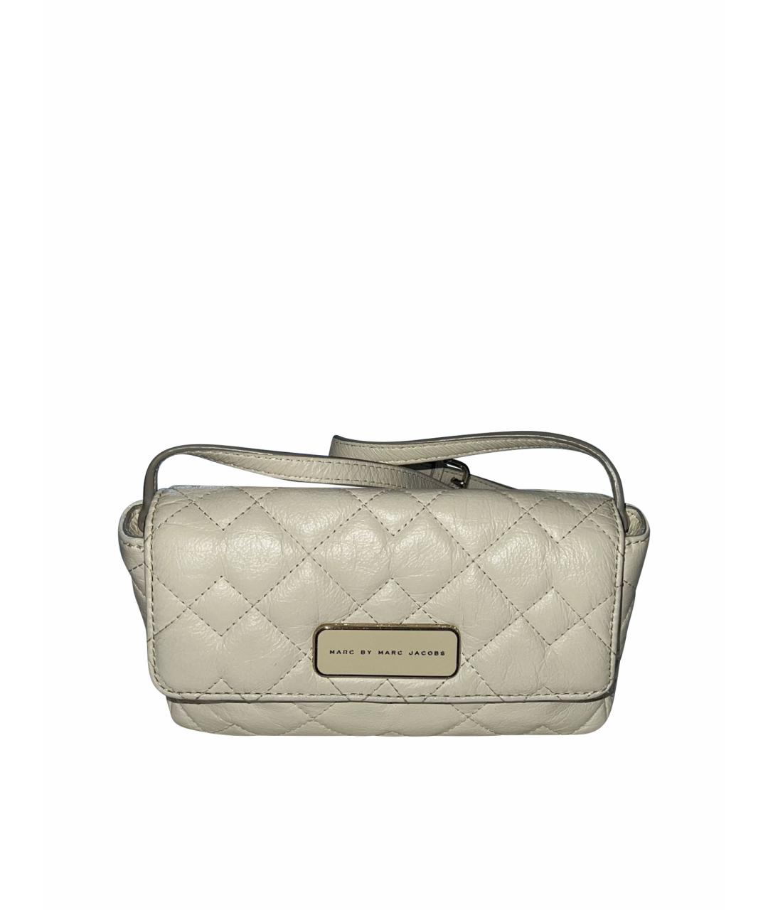 MARC BY MARC JACOBS Белая кожаная сумка через плечо, фото 1