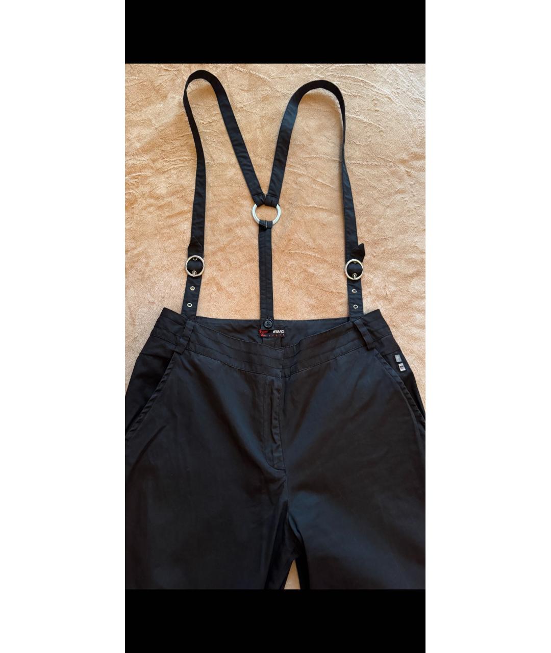 VERSACE JEANS COUTURE Черные брюки широкие, фото 3