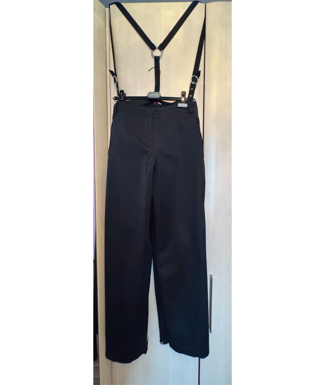 VERSACE JEANS COUTURE Черные брюки широкие, фото 9