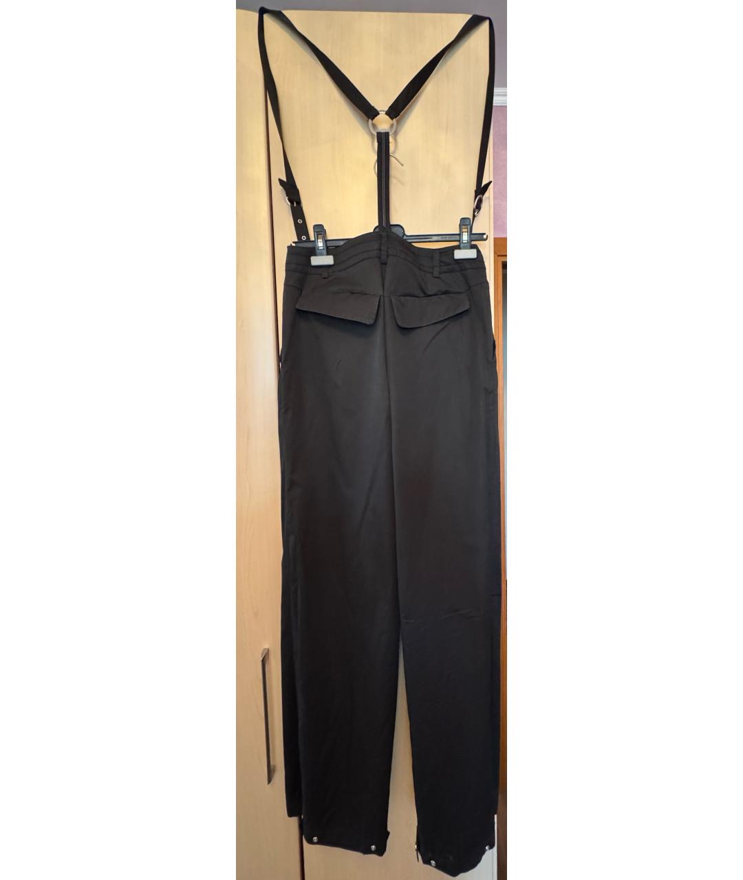 VERSACE JEANS COUTURE Черные брюки широкие, фото 2
