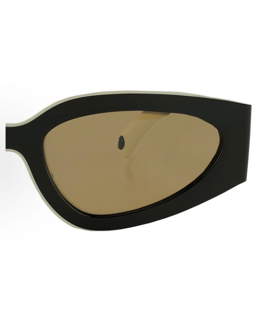 CHANEL Черные пластиковые солнцезащитные очки, фото 4