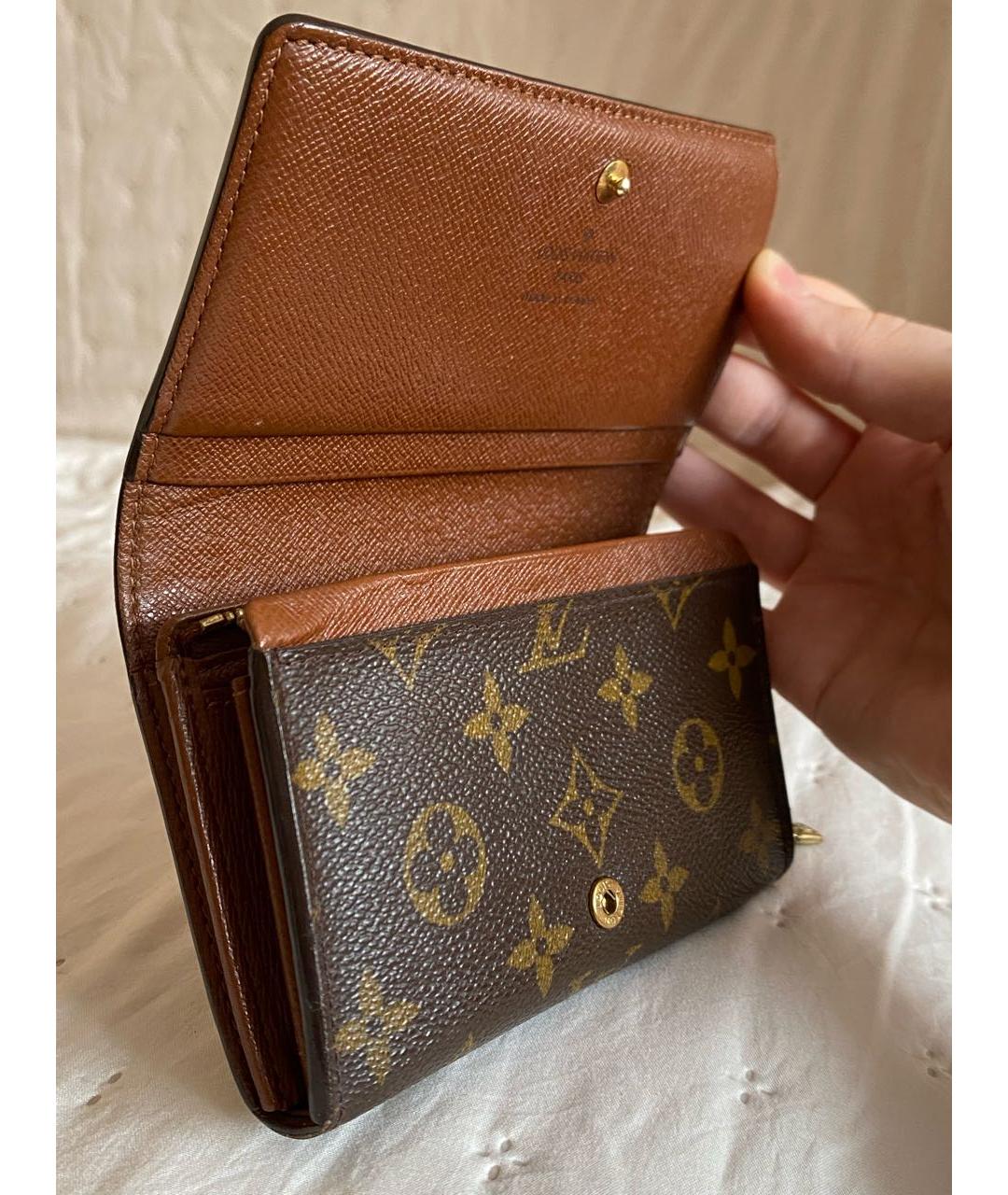 LOUIS VUITTON Коричневый кошелек, фото 2