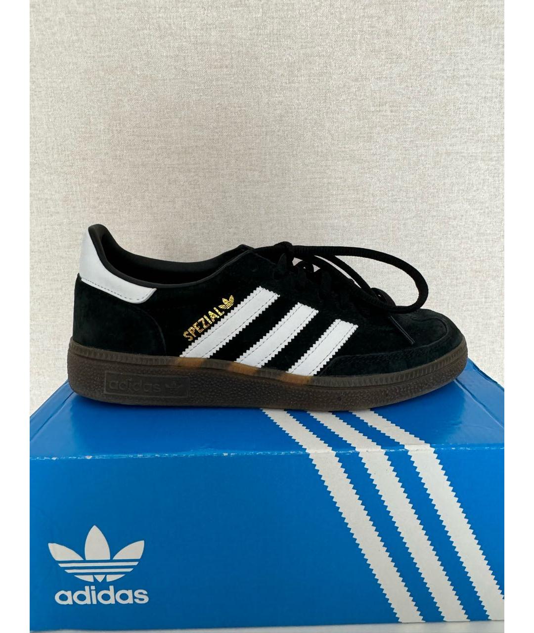 ADIDAS Черные замшевые кроссовки, фото 7