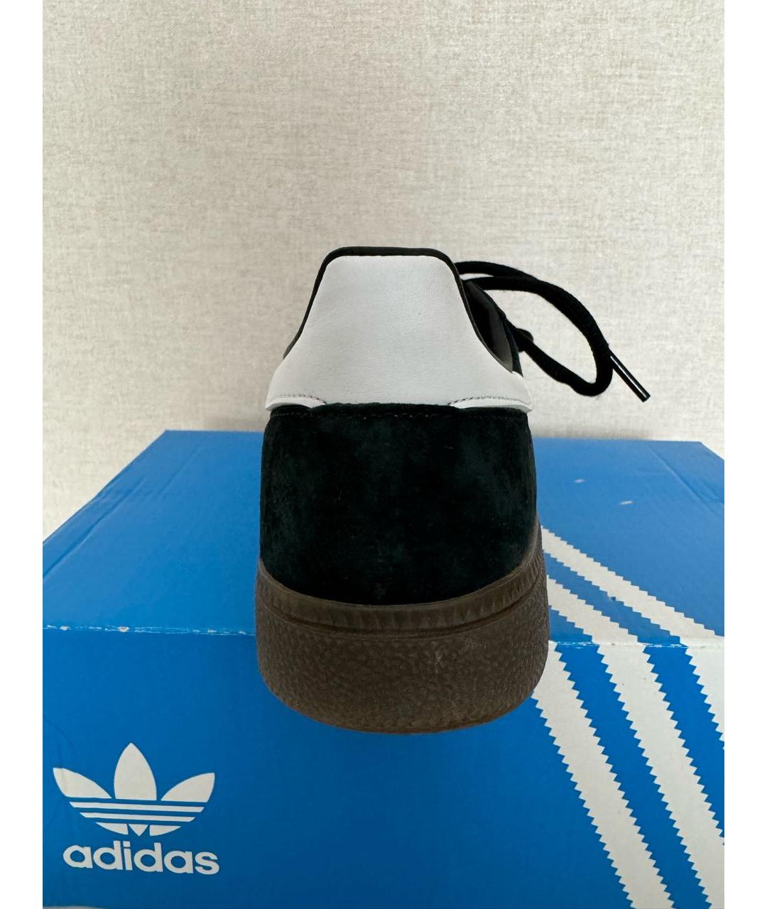 ADIDAS Черные замшевые кроссовки, фото 3