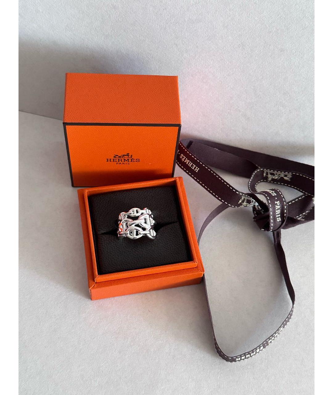 HERMES Серебряное серебряное кольцо, фото 4