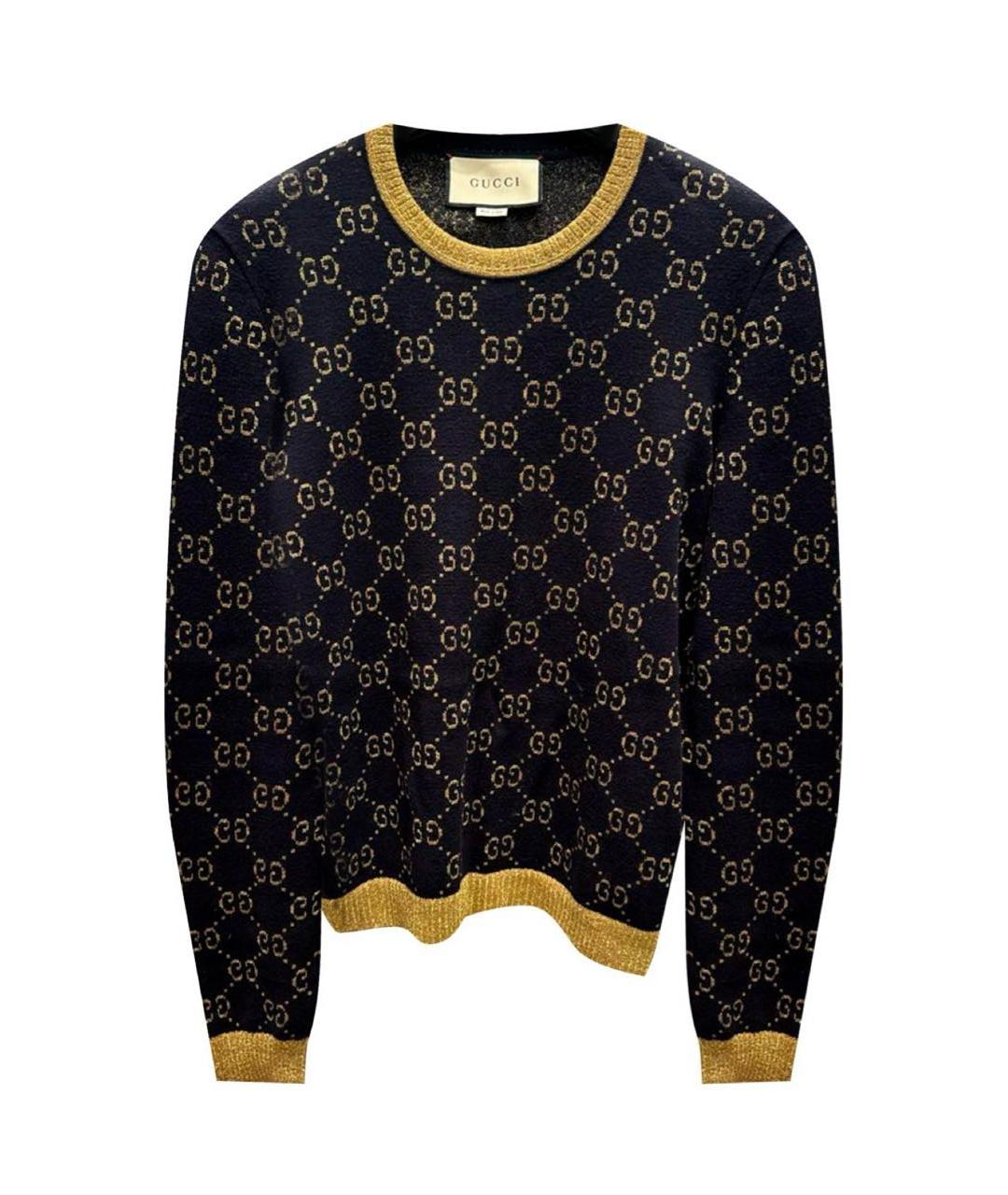 GUCCI Черный хлопковый джемпер / свитер, фото 6