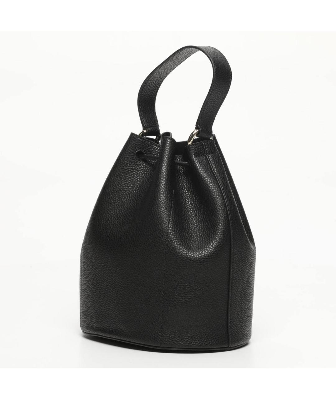 FURLA Черная кожаная сумка через плечо, фото 2