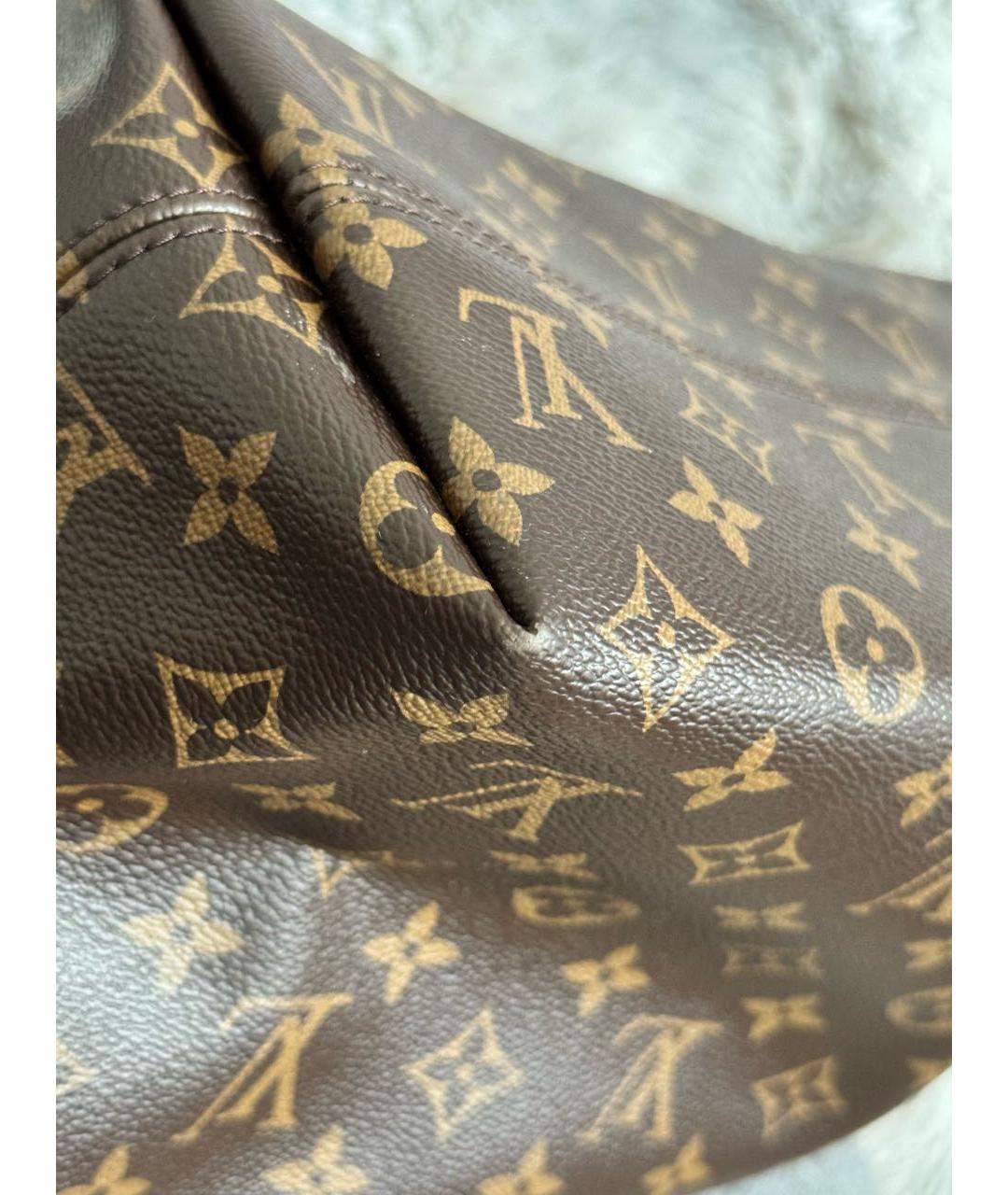 LOUIS VUITTON Коричневая сумка тоут, фото 5