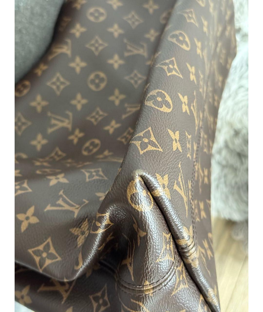 LOUIS VUITTON Коричневая сумка тоут, фото 8