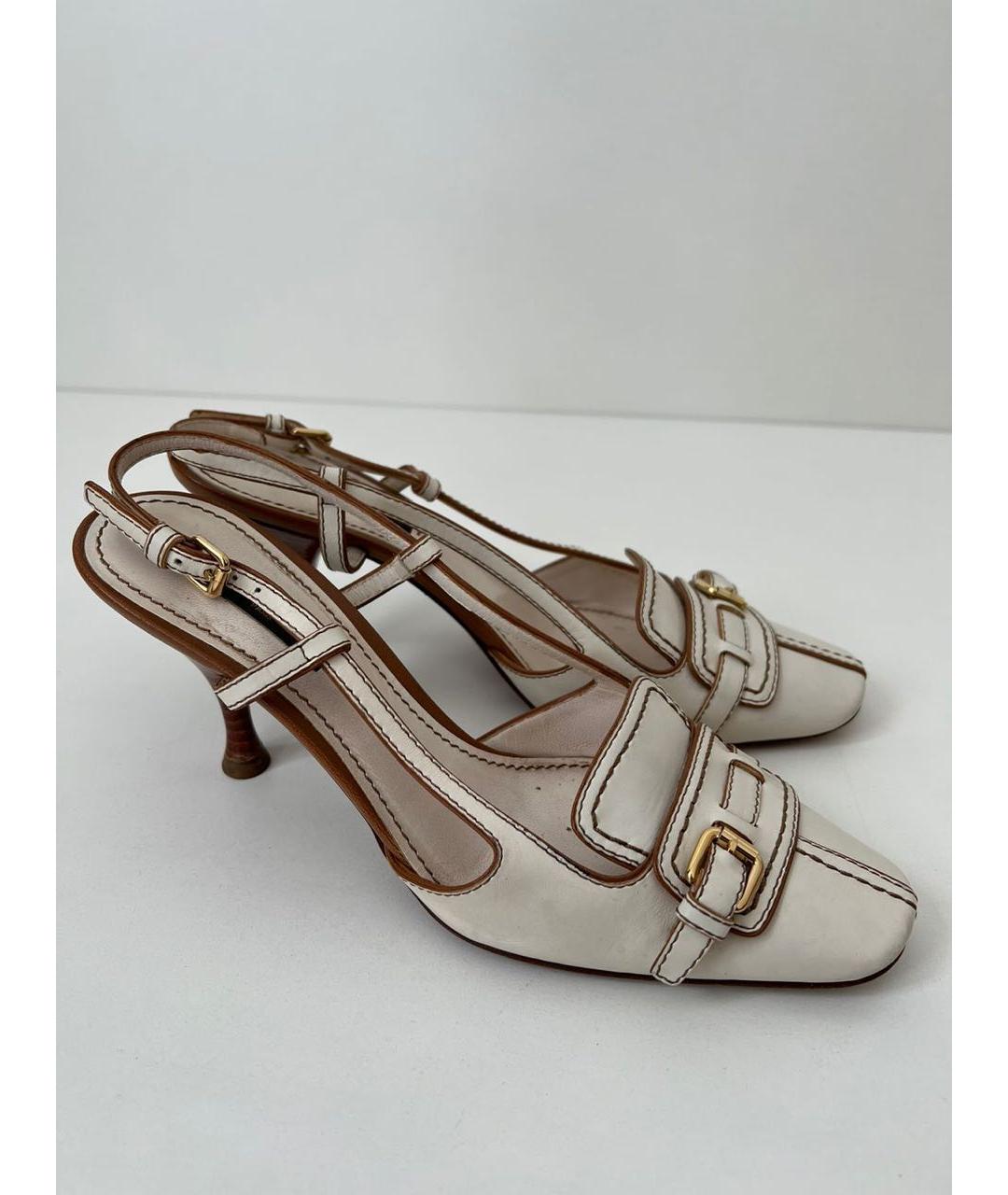 LOUIS VUITTON Кожаные босоножки, фото 9