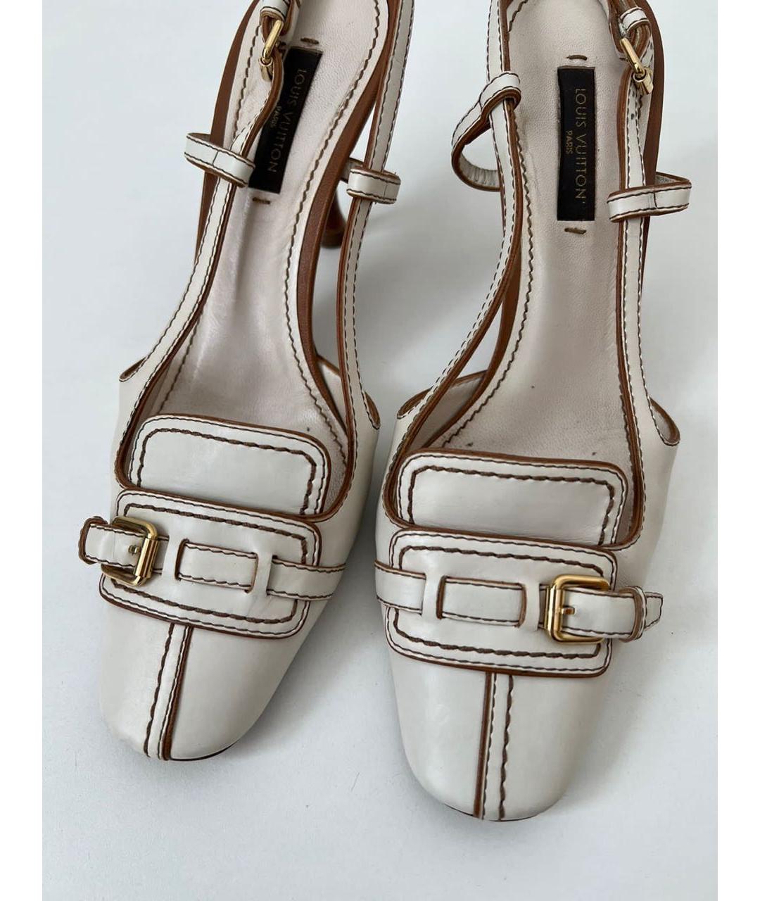 LOUIS VUITTON Кожаные босоножки, фото 3