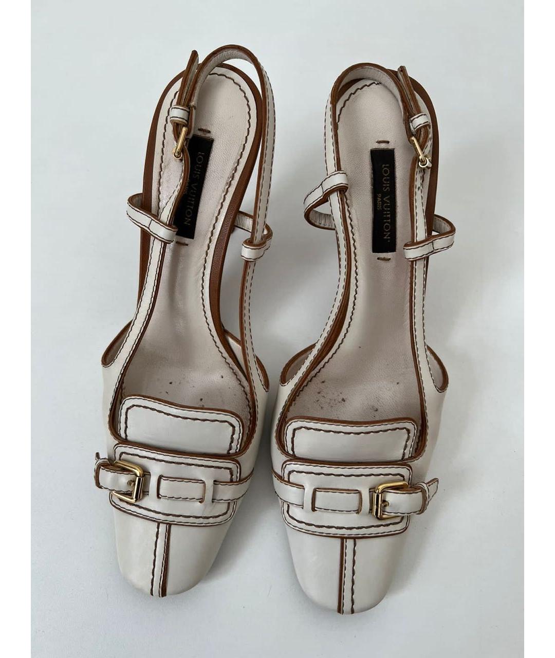 LOUIS VUITTON Кожаные босоножки, фото 2