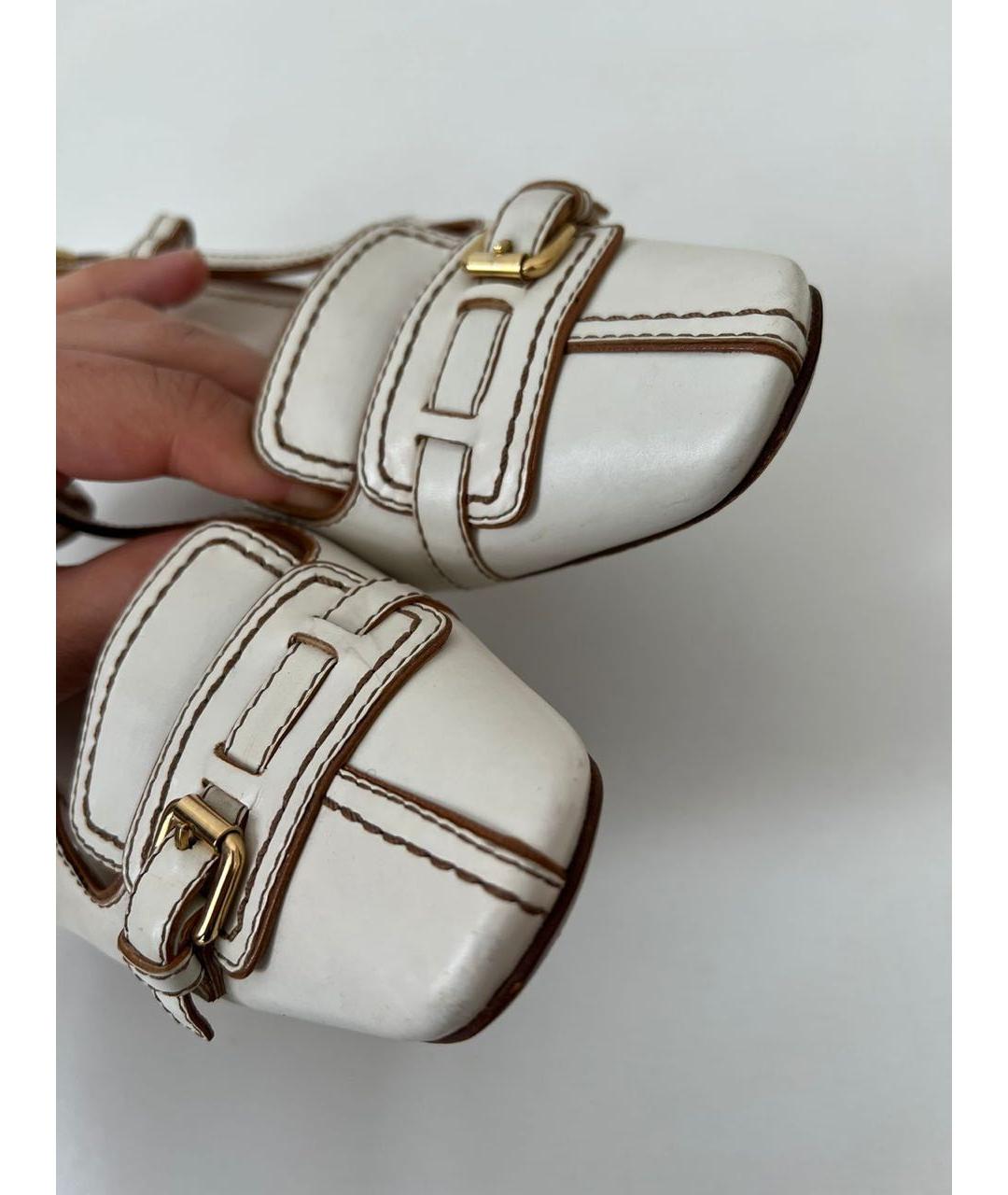 LOUIS VUITTON Кожаные босоножки, фото 8