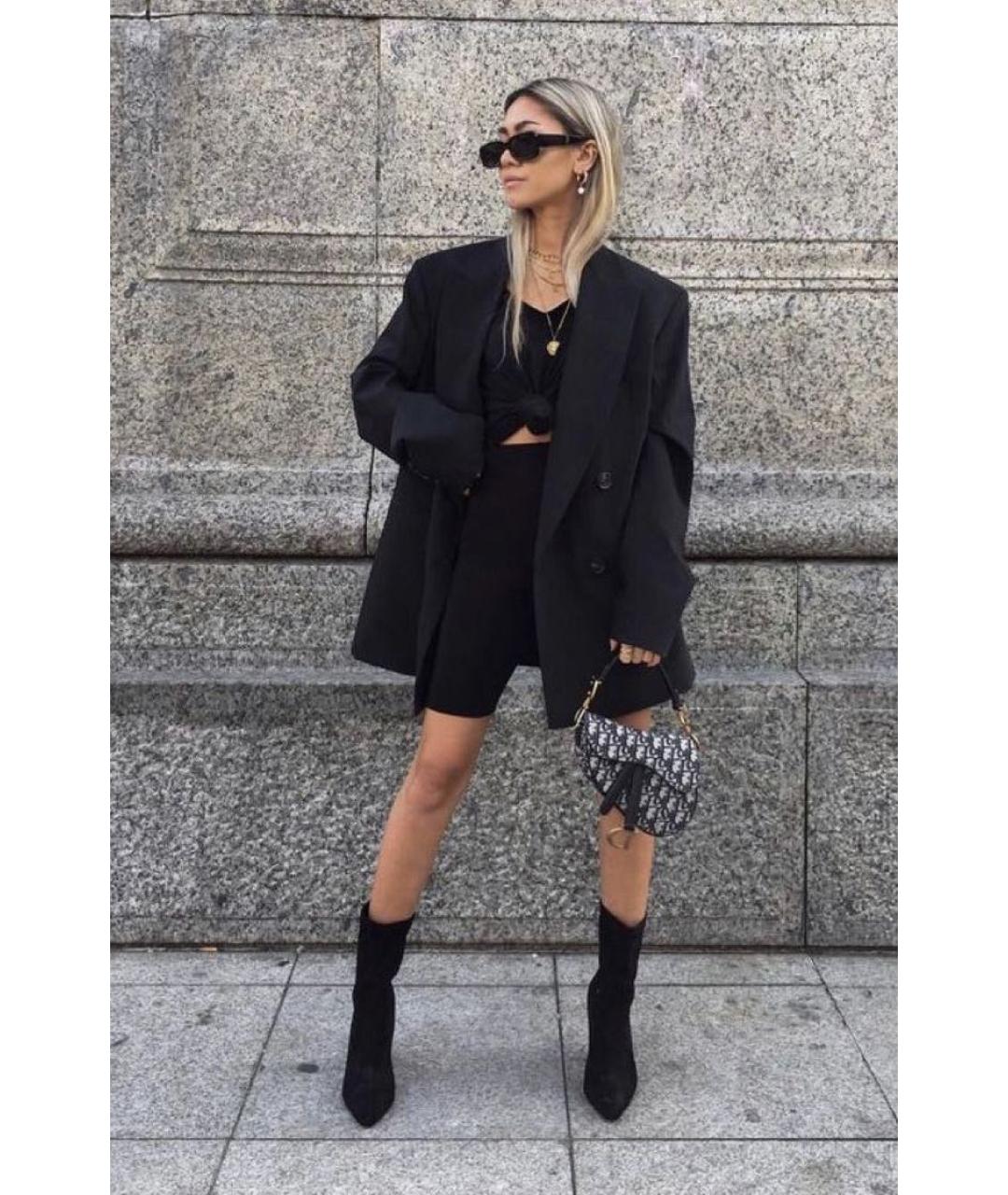 CHRISTIAN DIOR Темно-синяя кожаная сумка с короткими ручками, фото 7