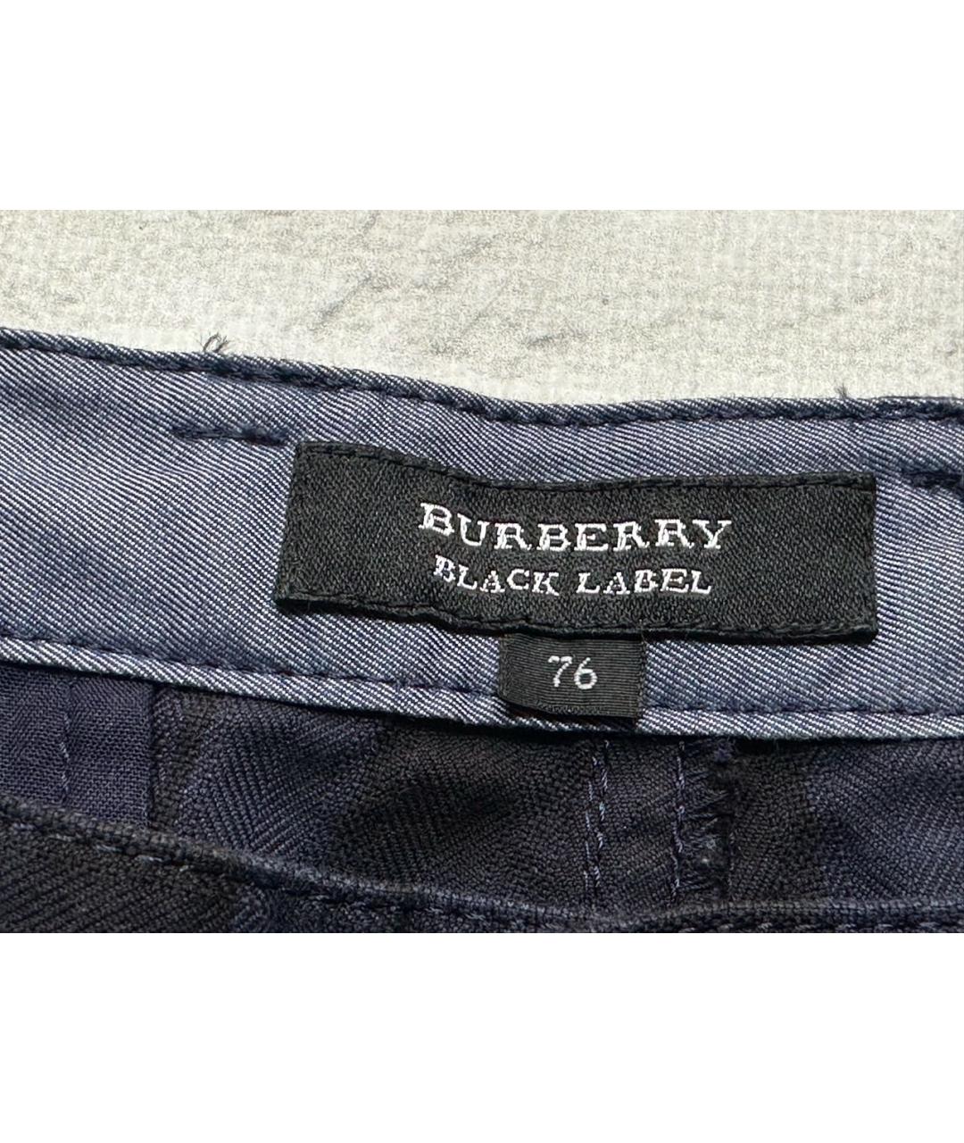 BURBERRY Темно-синие хлопковые шорты, фото 6