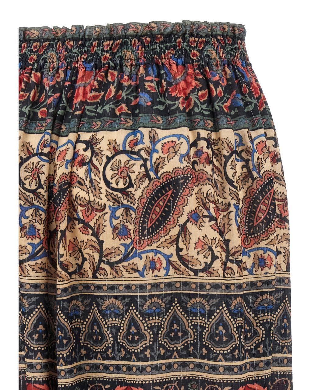 VALENTINO Мульти хлопковые прямые брюки, фото 4
