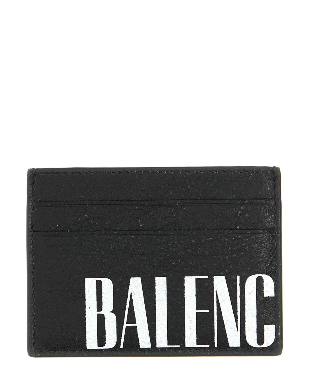 BALENCIAGA Черный кожаный кардхолдер, фото 1