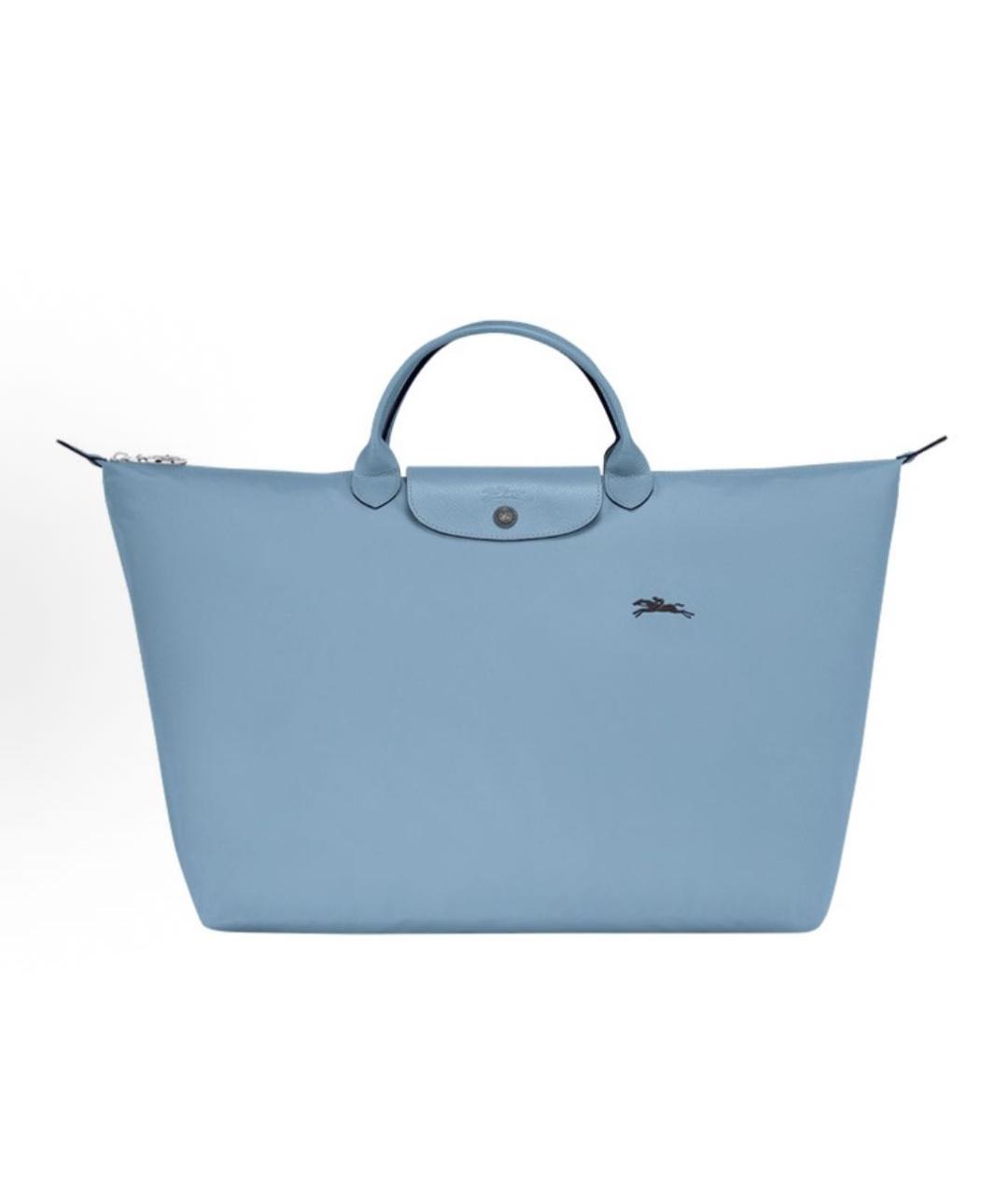 LONGCHAMP Голубая сумка тоут, фото 4