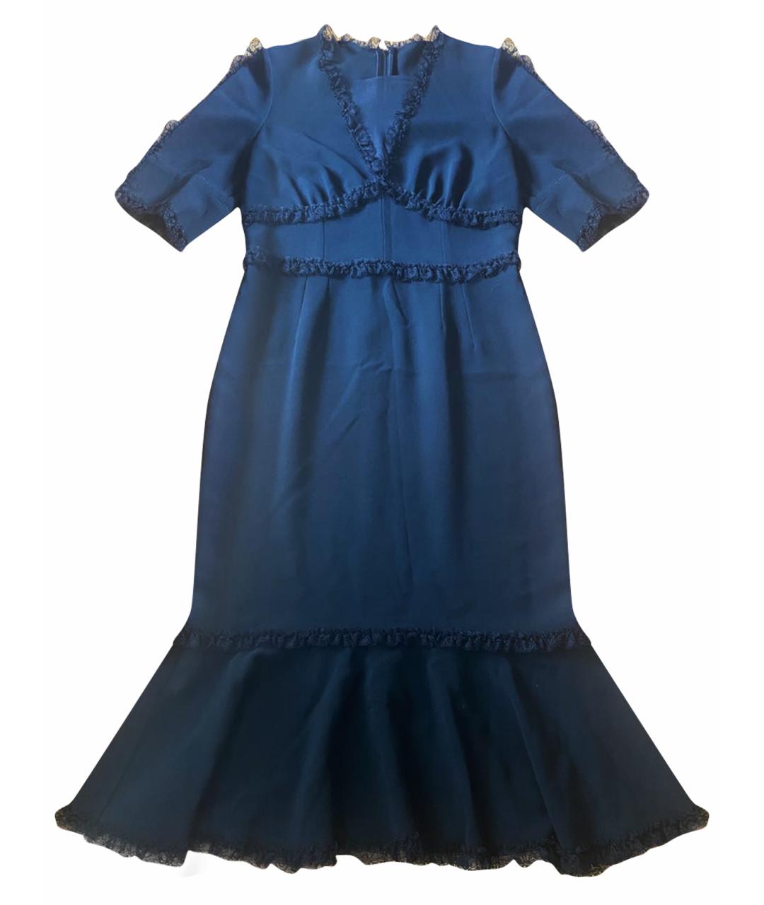 DOLCE&GABBANA Черное вискозное коктейльное платье, фото 1