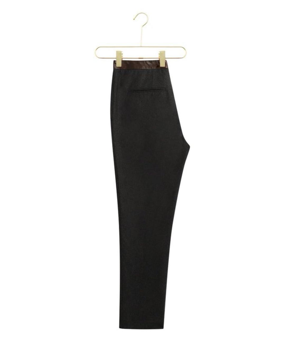 BRUNELLO CUCINELLI Серые шерстяные брюки узкие, фото 2