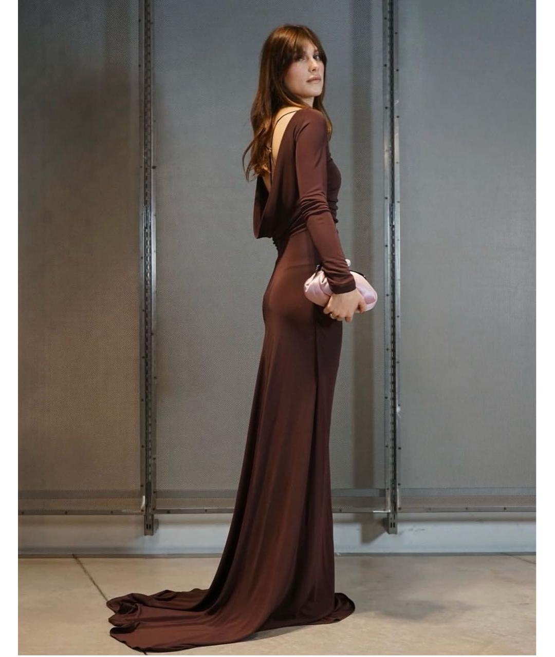 ELISABETTA FRANCHI Черное вечернее платье, фото 4