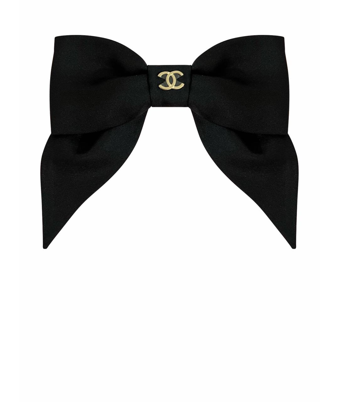 CHANEL Черная заколка, фото 1