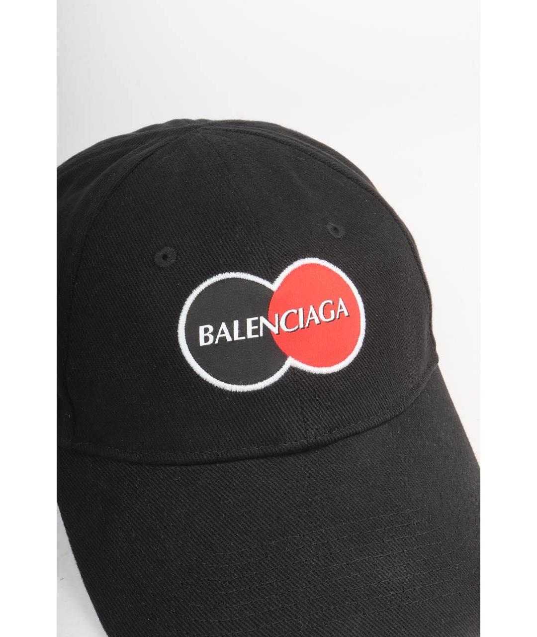 BALENCIAGA Черная хлопковая кепка/бейсболка, фото 4