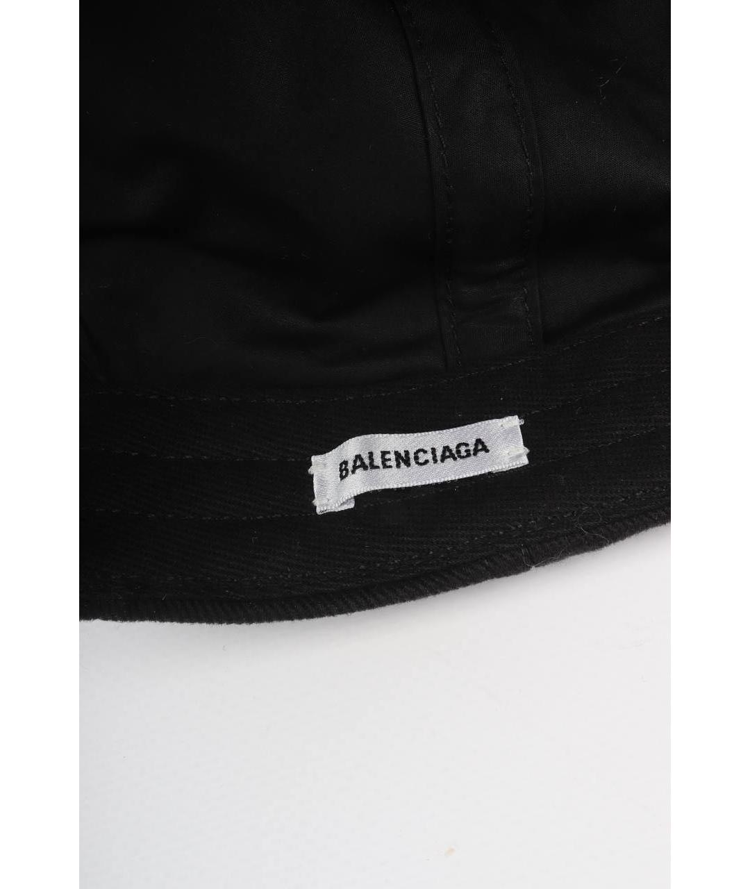 BALENCIAGA Черная хлопковая кепка/бейсболка, фото 6