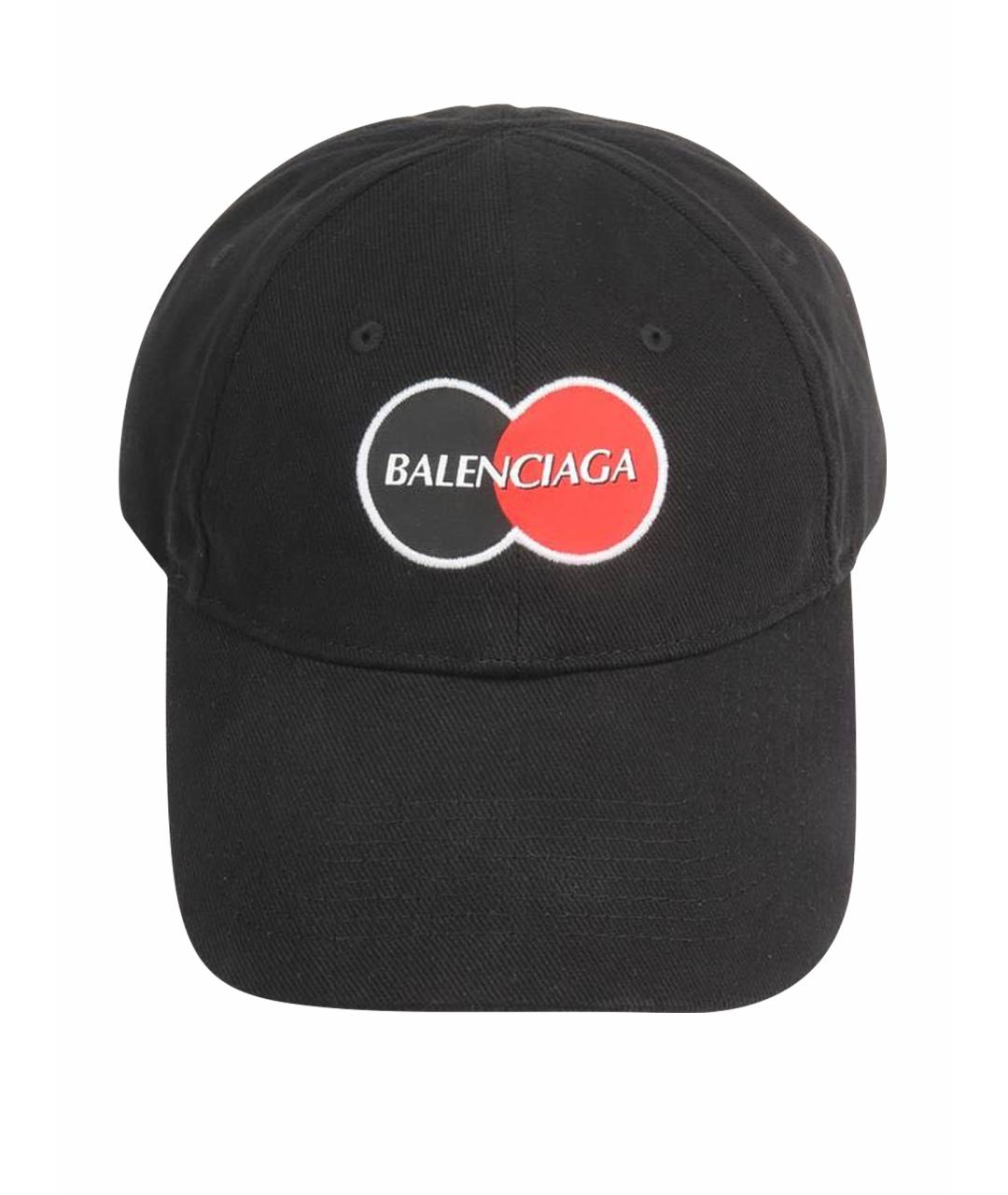 BALENCIAGA Черная хлопковая кепка/бейсболка, фото 1