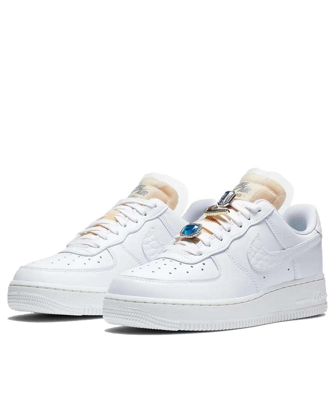 NIKE Белые кожаные кроссовки, фото 2